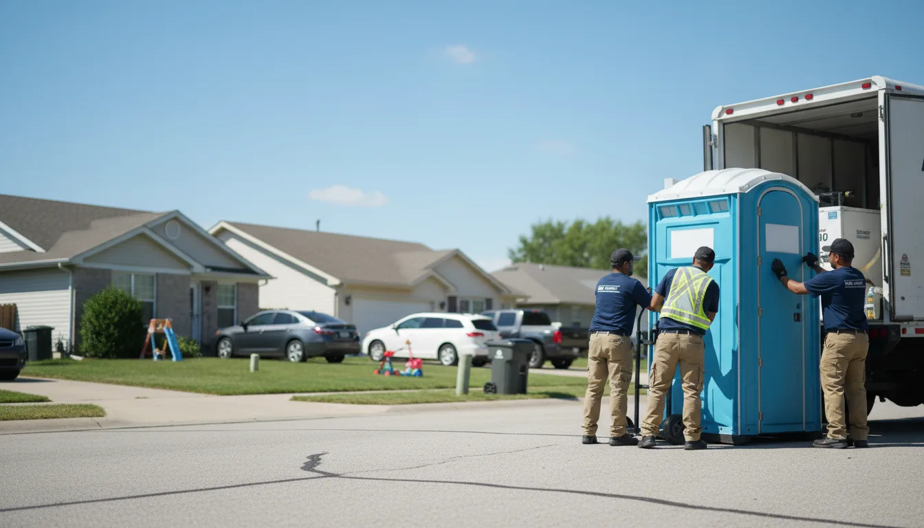 Standard Porta Potty Rentals in Radom, IL near me